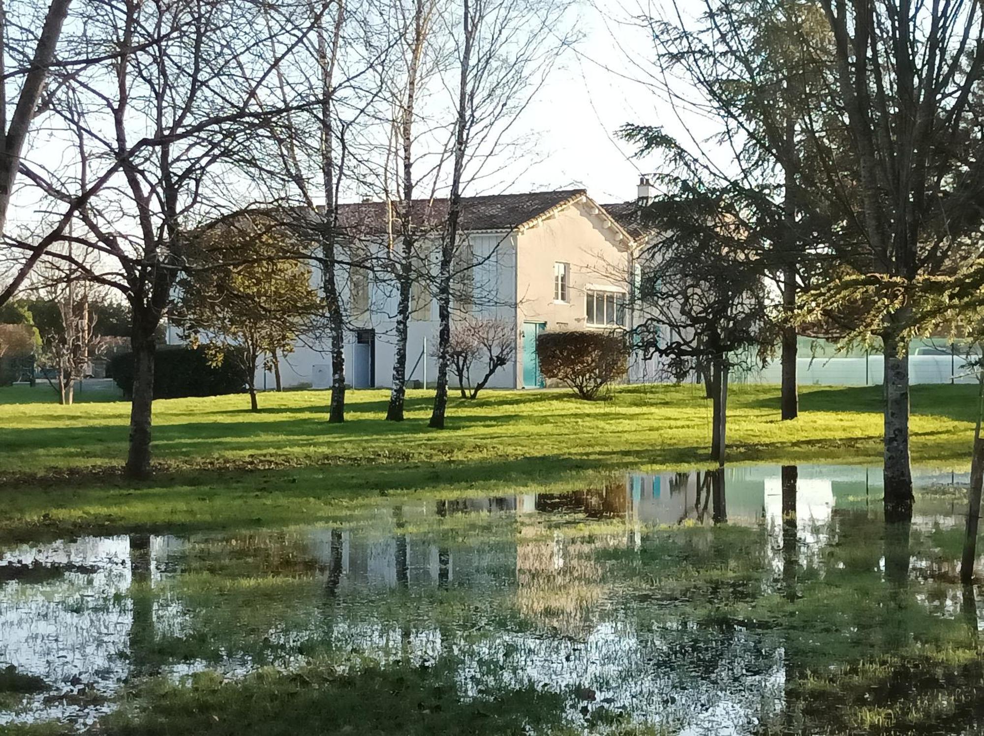 Le Logis De Lange Apt Les Aigrettes Saint-Hilaire-la-Palud Exterior foto